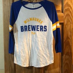 Victoria’s Secret Milwaukee Brewers 3/4 sleeve